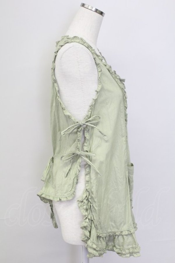 画像3: PINK HOUSE / トランププリントタブリエ  カーキ T-25-11-15-027-LO-ZA-SA-ZT (3)