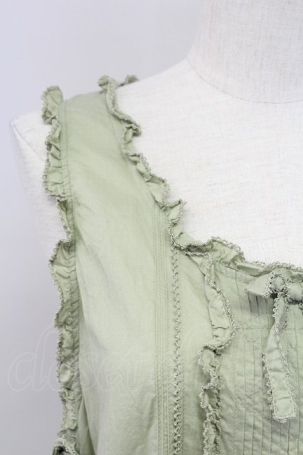 画像4: PINK HOUSE / トランププリントタブリエ  カーキ T-25-11-15-027-LO-ZA-SA-ZT (4)