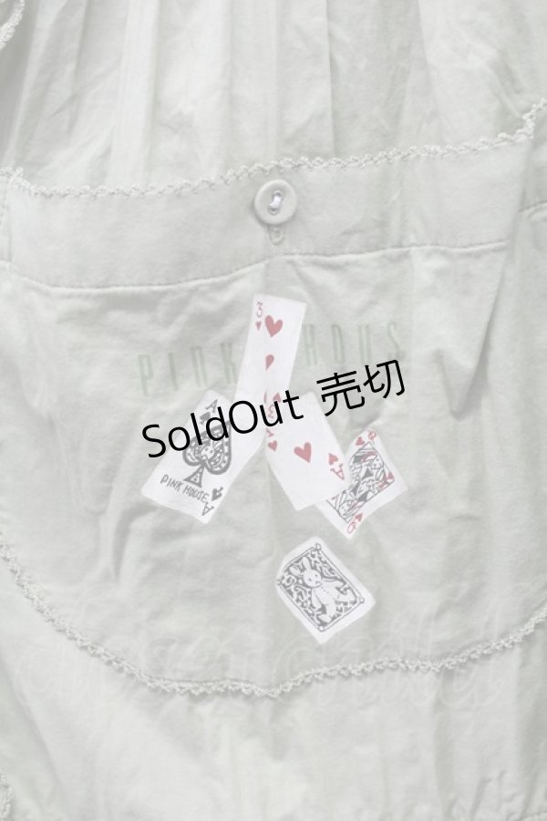 画像5: PINK HOUSE / トランププリントタブリエ  カーキ T-25-11-15-027-LO-ZA-SA-ZI (5)