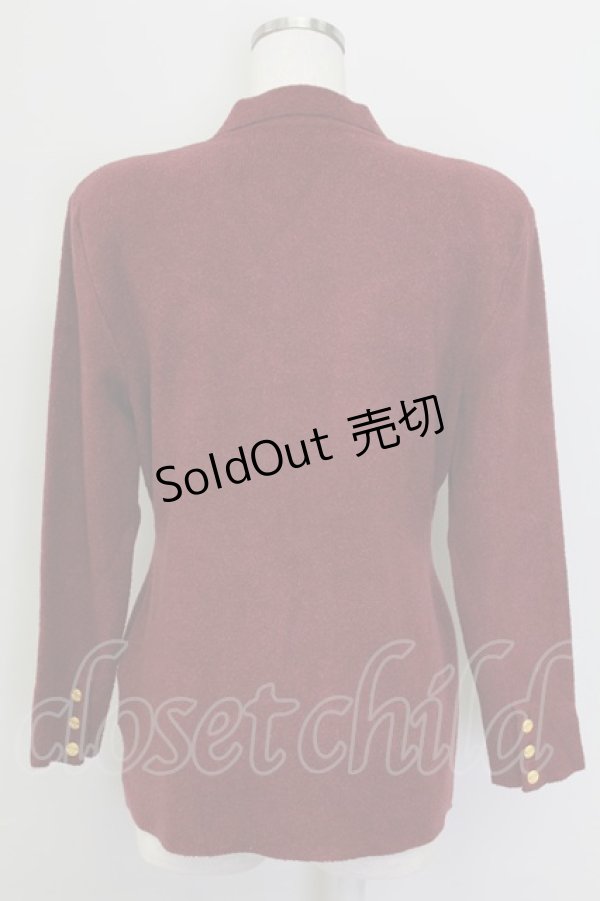 画像2: PINK HOUSE / 4つポケットデザイン薄手ジャケット  ボルドー T-25-11-15-031-LO-JA-SA-ZI (2)