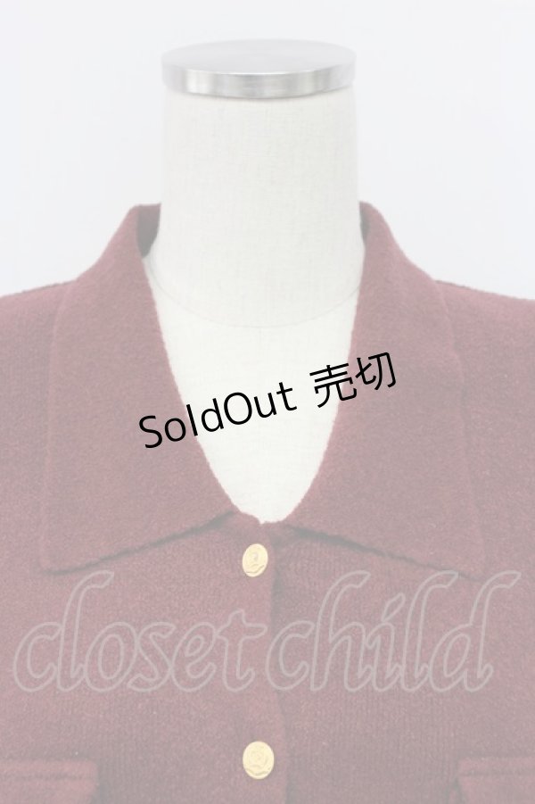 画像3: PINK HOUSE / 4つポケットデザイン薄手ジャケット  ボルドー T-25-11-15-031-LO-JA-SA-ZI (3)