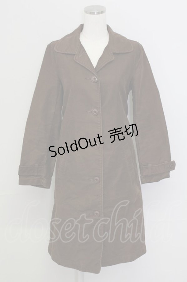 画像1: PINK HOUSE / サイドポケットコート  ブラウン T-25-11-15-035-LO-CO-SA-ZI (1)