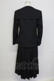 画像2: PINK HOUSE / 4つボタンジャケット&スカートセットアップ  黒 T-25-11-15-049-LO-OP-SA-ZI (2)