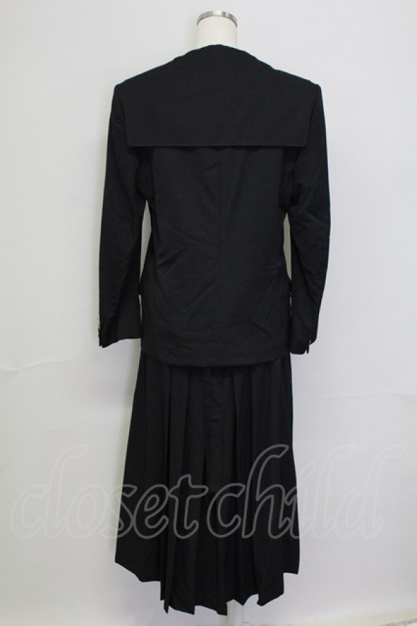 画像2: PINK HOUSE / 4つボタンジャケット&スカートセットアップ  黒 T-25-11-15-049-LO-OP-SA-ZI (2)