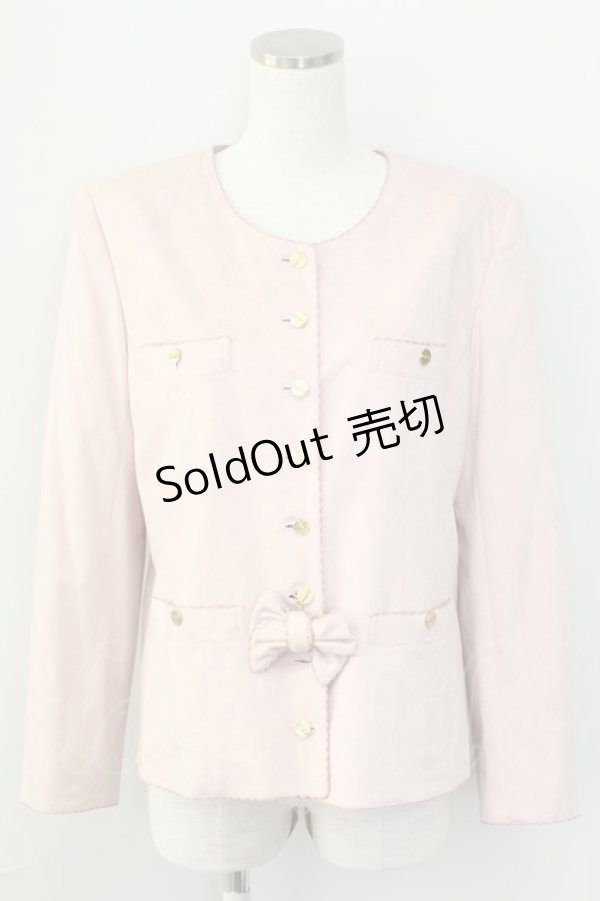 画像1: INGEBORG / 裏地手書きお花総柄ジャケット  ピンク T-25-11-15-009-LO-JA-SA-ZI (1)