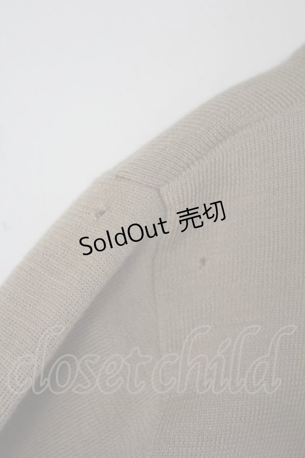 画像7: PINK HOUSE / レース襟付きカーディガン  ブラウン T-25-11-15-015-LO-TO-SA-ZI (7)