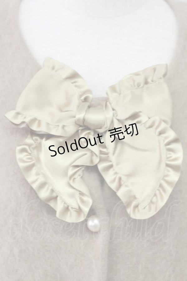 画像4: PINK HOUSE / パール&リボンデザインニットカーディガン  ブラウン T-25-11-15-017-LO-TO-SA-ZI (4)