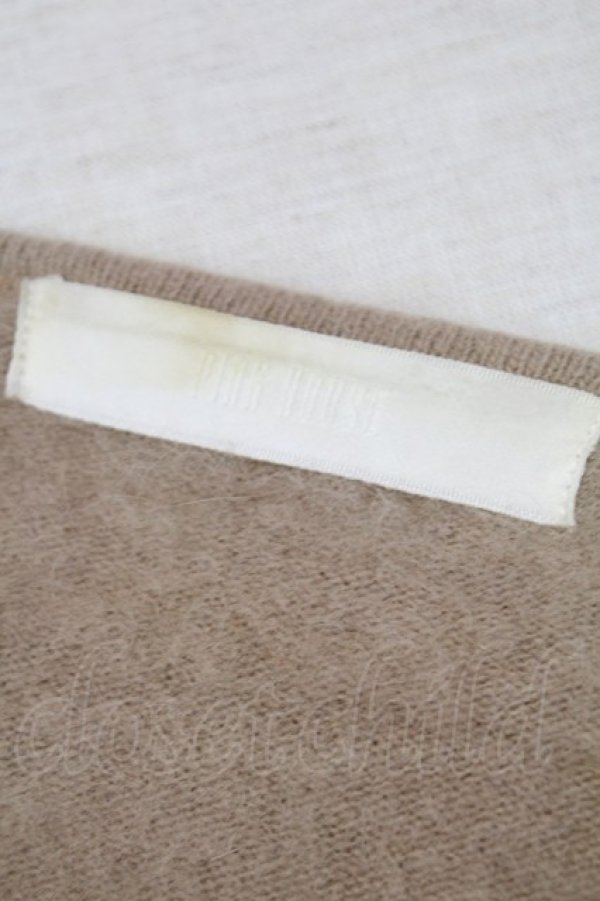 画像6: PINK HOUSE / パール&リボンデザインニットカーディガン  ブラウン T-25-11-15-017-LO-TO-SA-ZI (6)