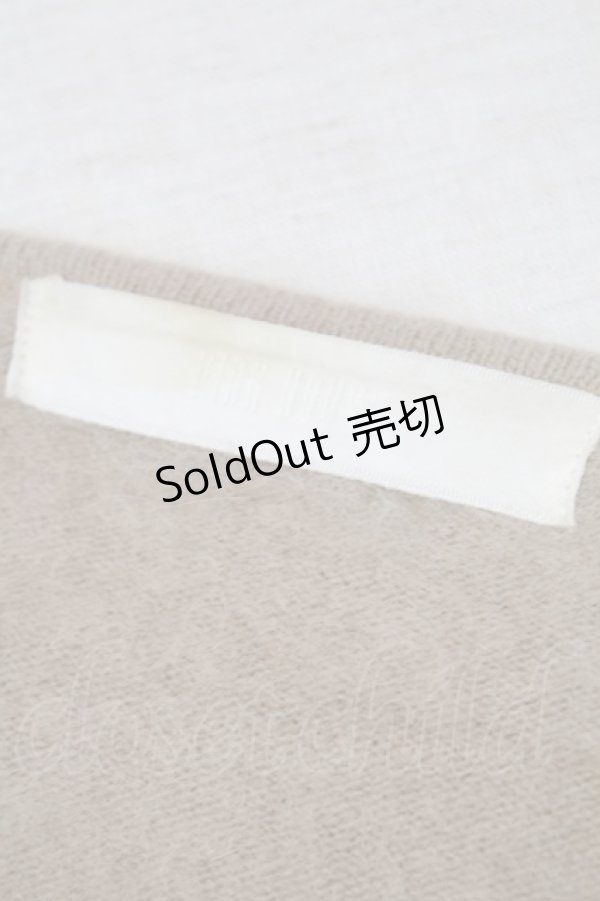 画像6: PINK HOUSE / パール&リボンデザインニットカーディガン  ブラウン T-25-11-15-017-LO-TO-SA-ZI (6)