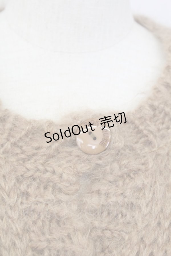 画像3: PINK HOUSE / ニットカーディガン  ブラウン T-25-11-15-019-LO-TO-SA-ZI (3)