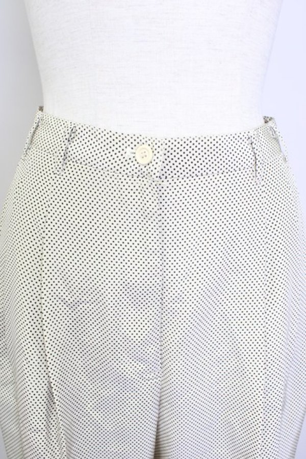 画像3: INGEBORG / ドットパンツ  アイボリーＸ黒 T-25-11-20-032-LO-PA-SA-ZT (3)