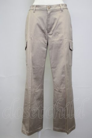 画像: INGEBORG / チノカーゴパンツ L ベージュ T-25-11-20-035-LO-PA-SA-ZT438