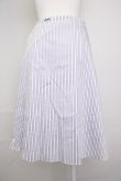 画像2: PINK HOUSE / ストライプ巻きスカート  ブルーストライプ T-25-11-20-006-LO-SK-SA-ZT417 (2)
