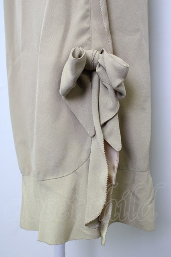 画像3: INGEBORG / 裾リボンスカート  ブラウン T-25-11-20-010-LO-SK-SA-ZT417 (3)