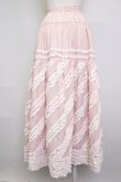 画像2: PINK HOUSE / 配色フリルローンスカート  ピンク T-25-11-20-012-LO-SK-SA-ZT417 (2)