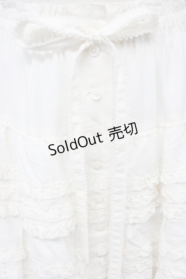 画像4: PINK HOUSE / ローンフリルスカート  生成り T-25-11-20-001-LO-SK-SA-ZT428 (4)