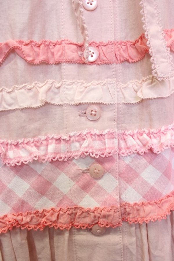 PINK HOUSE / レモンケーキパッチワークスカート ピンク T-25-11-20