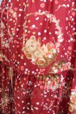 画像3: PINK HOUSE / Flower Picnic プリントパッチワークスカート  赤 T-25-11-20-020-LO-SK-ET-ZT419 (3)