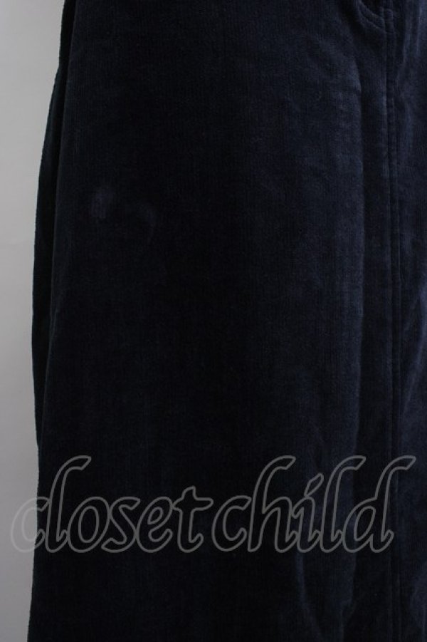 画像4: INGEBORG / コーデュロイペンシルスカート M ブラック T-25-11-20-023-LO-SK-SA-ZT426 (4)