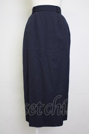 画像: INGEBORG / プレーンペンシルスカート S ネイビー T-25-11-20-024-LO-SK-SA-ZT