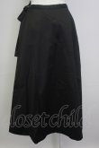 画像2: INGEBORG / 斜め切替スカート L ブラック T-25-11-20-025-LO-SK-SA-ZT426 (2)