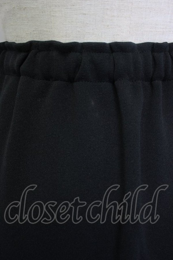 画像4: INGEBORG / ジャージ風スカート  黒 T-25-11-20-026-LO-SK-SA-ZT426 (4)