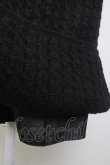 画像4: INGEBORG / ニットタイトスカート  黒 T-25-11-20-029-LO-SK-HD-ZT426 (4)