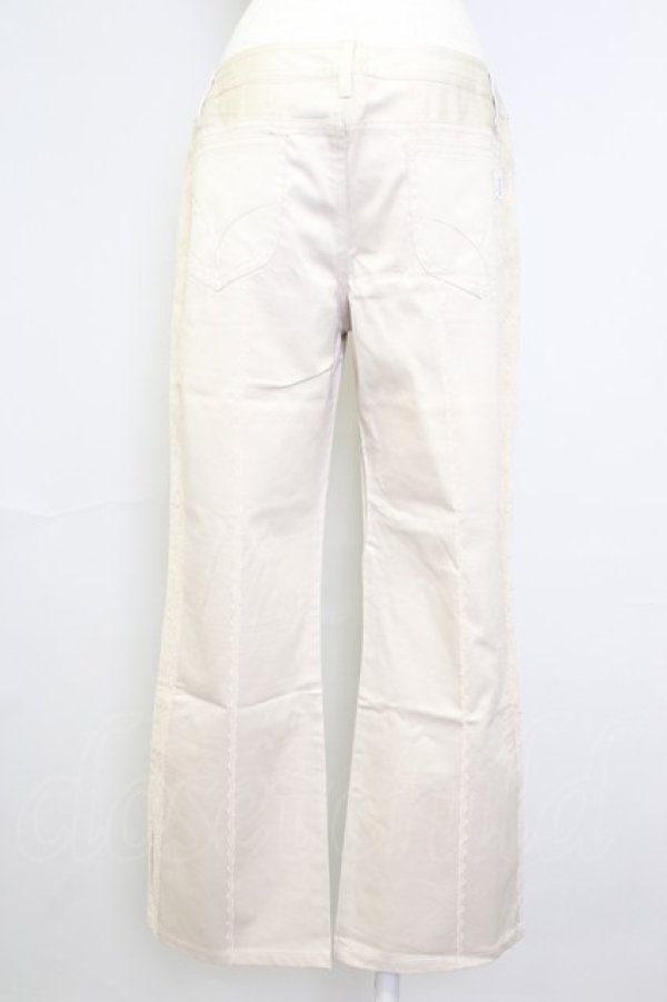 画像2: INGEBORG / サイドレースチノパン 13 ベージュ T-25-11-20-031-LO-PA-SA-ZT (2)