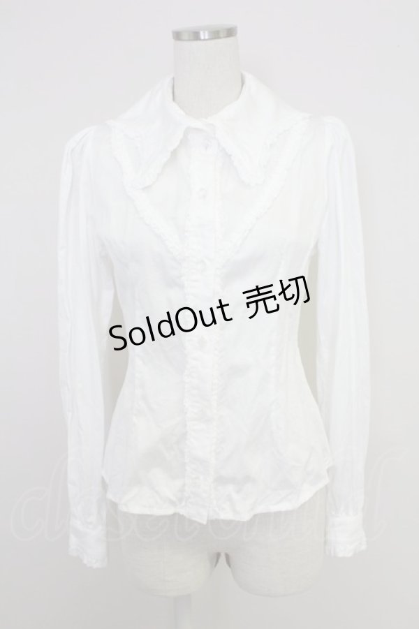 画像1: ALICE and the PIRATES / 星空ホロスコープブラウス  白 T-25-11-21-001-PA-BL-SA-ZI (1)