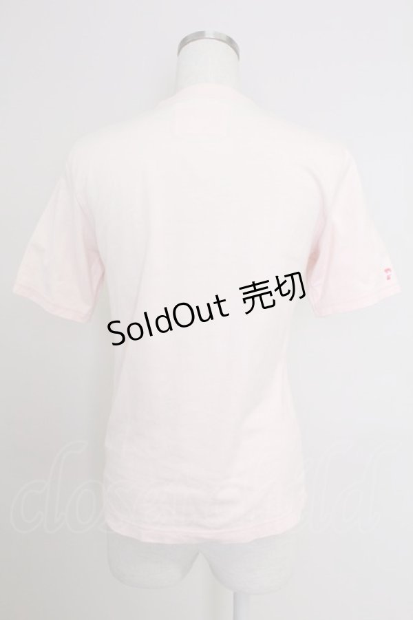 画像2: PINK HOUSE / うさぎ2匹ptTシャツ  ピンク T-25-11-21-003-LO-TS-SA-ZI (2)