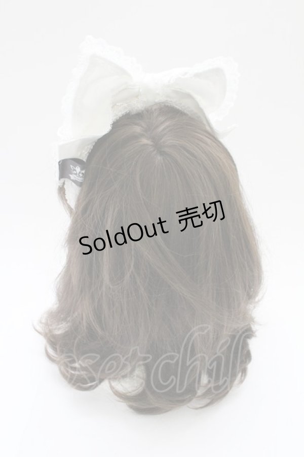 画像2: HANGRY&ANGRY / リボンカチューシャ  白 T-25-11-21-034-HN-AC-SA-ZI (2)