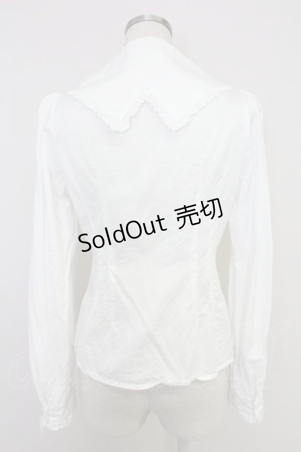 画像2: ALICE and the PIRATES / 星空ホロスコープブラウス  白 T-25-11-21-001-PA-BL-SA-ZI (2)