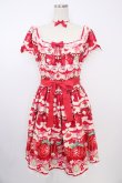 画像1: Angelic Pretty / Melty Berry Princessワンピース  赤 T-25-11-21-019-AP-OP-SA-ZI (1)