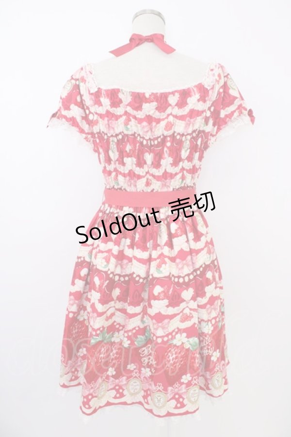画像2: Angelic Pretty / Melty Berry Princessワンピース  赤 T-25-11-21-019-AP-OP-SA-ZI (2)