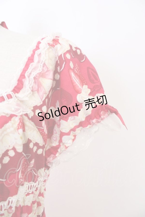 画像4: Angelic Pretty / Melty Berry Princessワンピース  赤 T-25-11-21-019-AP-OP-SA-ZI (4)