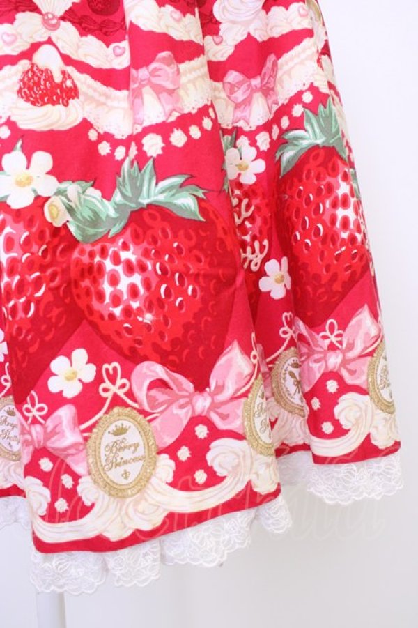 Angelic Pretty / Melty Berry Princessワンピース 赤 T-25-11-21-019