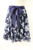 画像1: axes femme / 蝶薔薇スカート  青 T-25-11-23-034-AX-SK-SA-ZI (1)