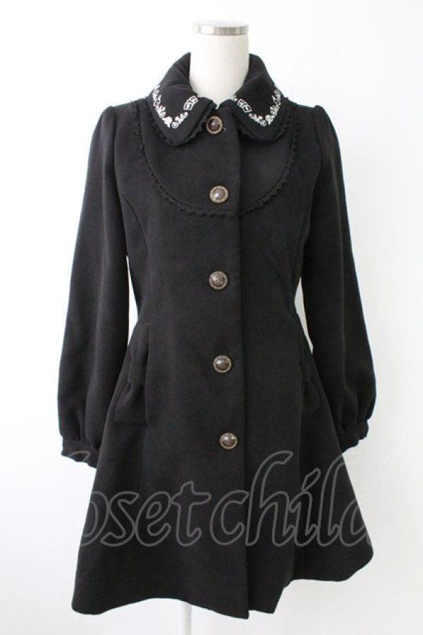 画像1: axes femme POETIQUE / 不思議の国のアリスコート  黒Ｘ白 T-25-11-23-040-AX-CO-SA-ZT (1)