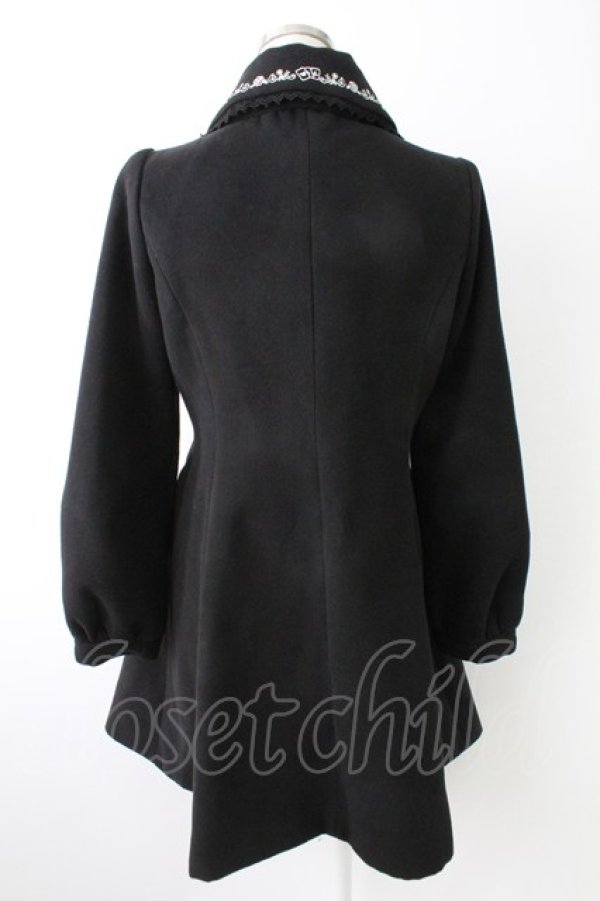 画像2: axes femme POETIQUE / 不思議の国のアリスコート  黒Ｘ白 T-25-11-23-040-AX-CO-SA-ZT (2)