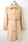 画像1: axes femme / レース使いコート  ベージュ T-25-11-23-025-AX-CO-SA-ZT (1)