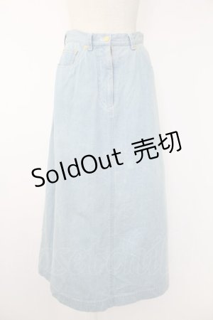画像: INGEBORG / デニムスカート  ライトブルー T-25-11-28-028-LO-SK-SA-ZI