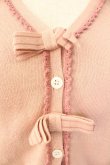 画像3: Jane Marple / リボン付きニットカーディガン M ピンク T-25-11-28-008-JM-TO-SA-ZI (3)