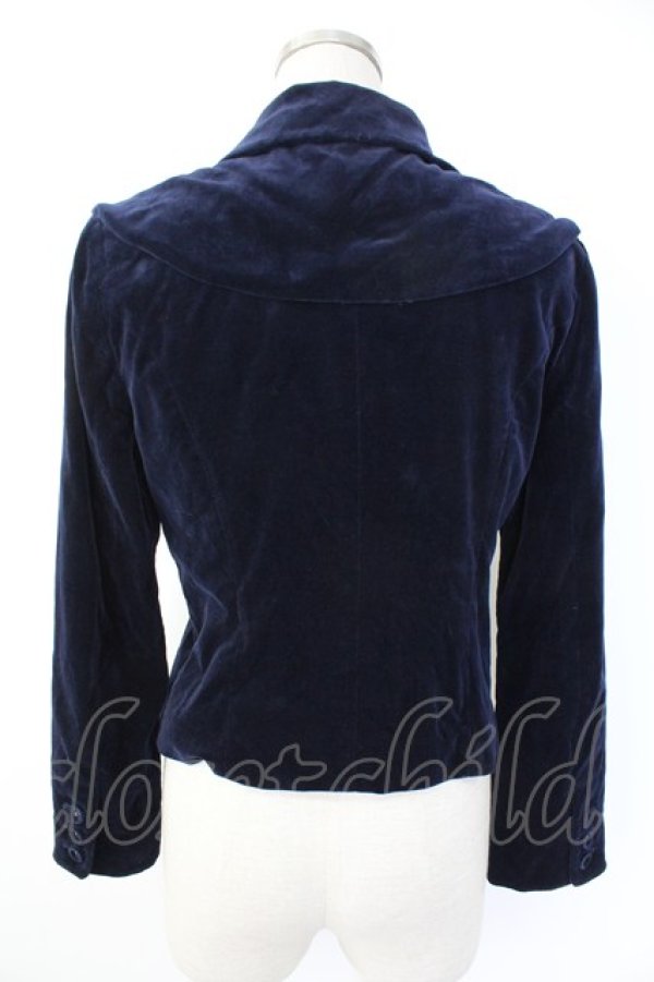 画像2: Jane Marple / 別珍ダブルボタンジャケット  ネイビー T-25-11-28-020-JM-JA-SA-ZT (2)