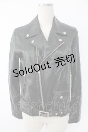 画像: Jane Marple Dans Le Salon / フェイクレザーライダース M ブラック T-25-11-28-021-JM-JA-SA-ZI