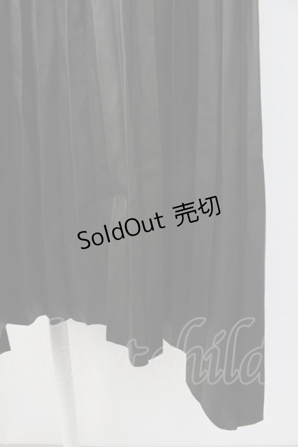 画像3: axes femme / フェイクレザーイレヘムスカート M ブラック T-25-12-03-040-AX-SK-SA-ZI (3)