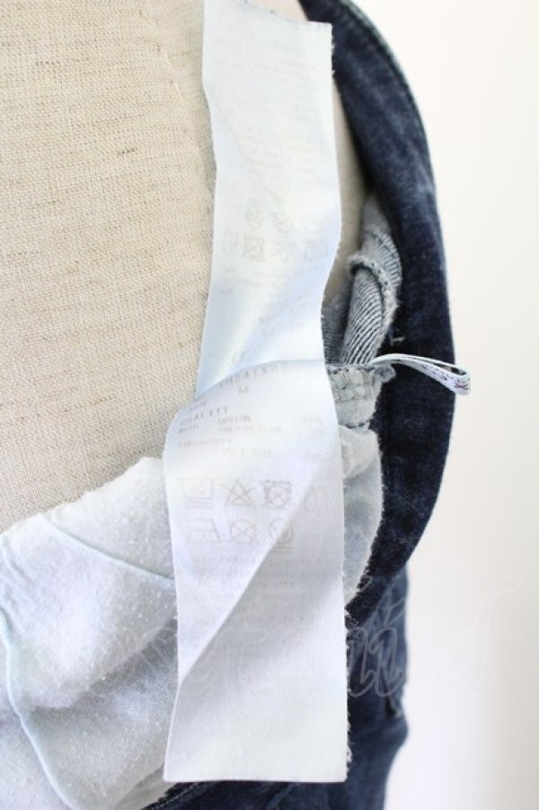 画像4: axes femme / 猫×時計刺繍デニムパンツ M インディゴ T-25-12-03-047-AX-PA-SA-ZT (4)