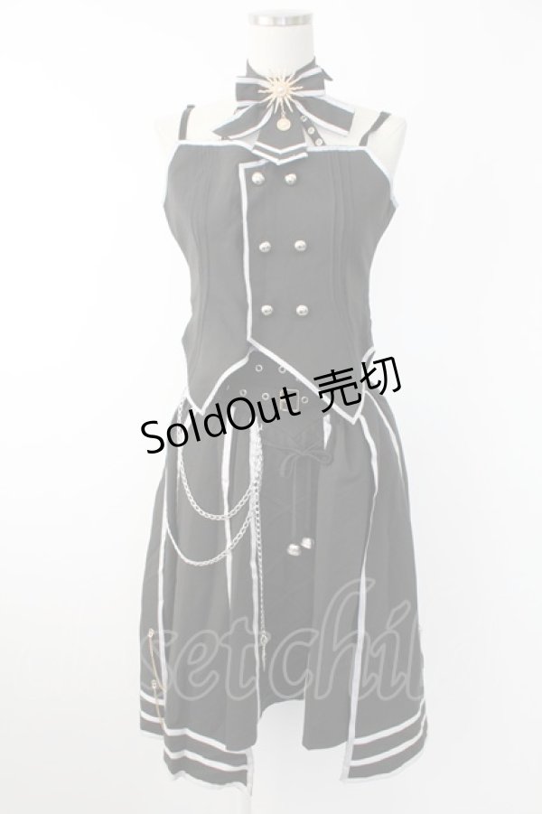 画像4: 豹了介猫 / ミリタリー風セットアップ S 黒Ｘゴールド T-25-12-03-048-LO-OP-SA-ZI (4)