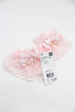 画像: axes femme kawaii / ファンシーリボンお袖留め  ピンク T-25-12-04-016-AX-ZA-SA-ZT