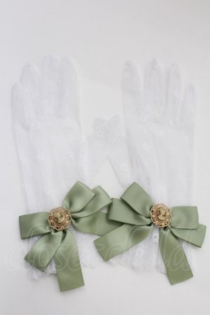 画像: Amavel / 喫茶アマベルのアフタヌーン・ティーレースグローブ  グリーン T-25-12-04-019-CA-ZA-SA-ZT