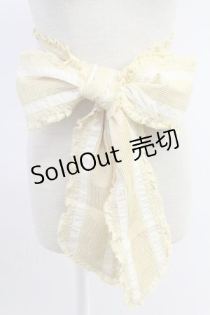 画像: PINK HOUSE / 配色使いローンサッシュベルト  イエロー T-25-12-04-026-LO-ZA-SA-ZT437-F007